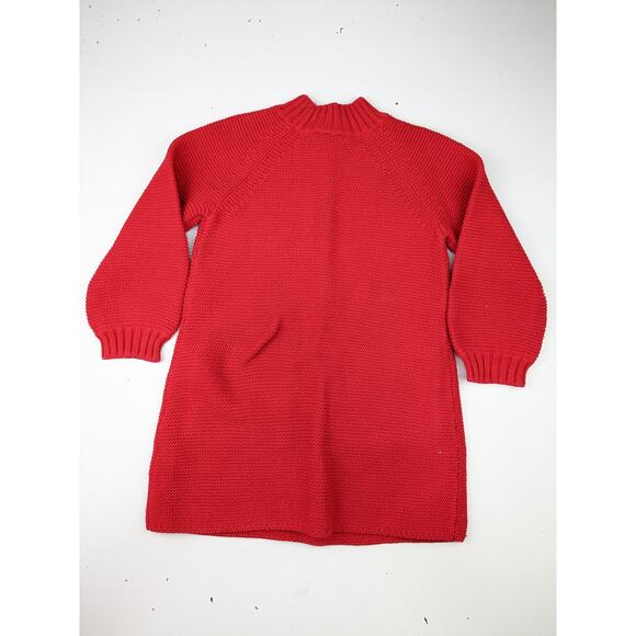 Hanna Andersson Red Sweater Dress Youth 4 - Picture 4 of 4